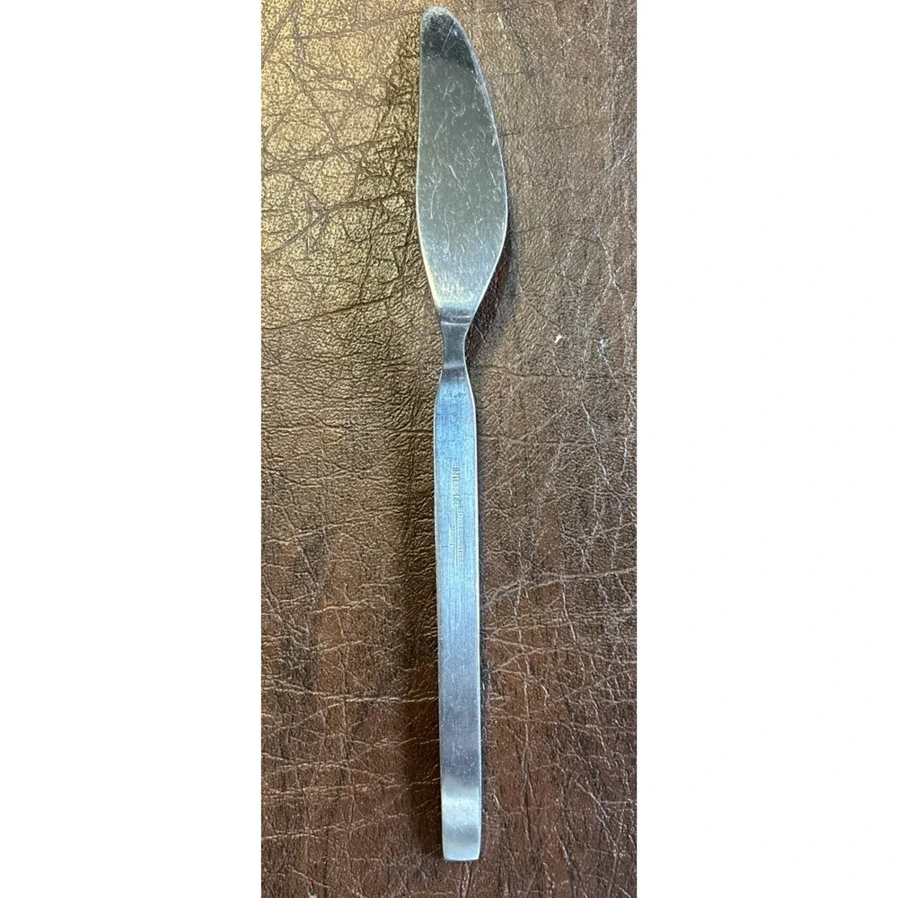 INTERPUR MEXICALY ROSE Stainless‎ Steel Butter Knife Vintage Made In Japan.